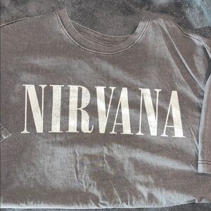NIRVANA Kids Charcoal Tee